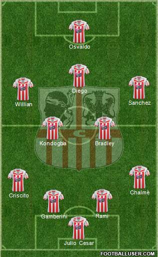 Athletic Club Ajaccien Football Formation 2013