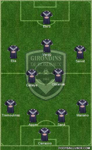 FC Girondins de Bordeaux Formation 2013