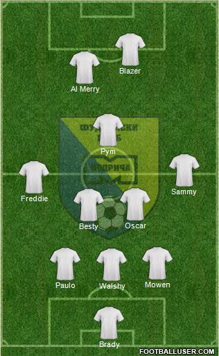 FK Modrica Maxima Formation 2013