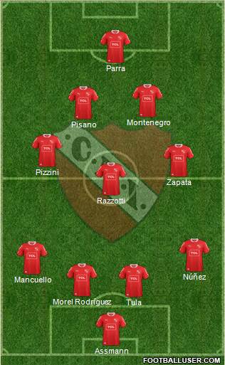 Independiente Formation 2013