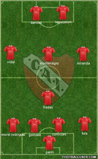 Independiente Formation 2013