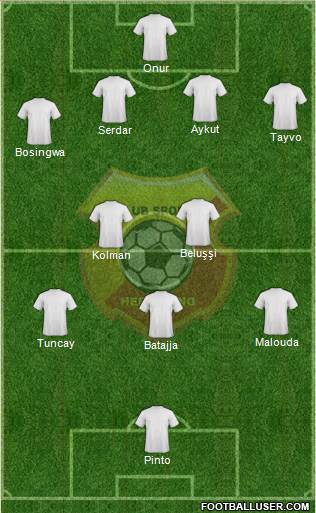 CS Herediano Formation 2013