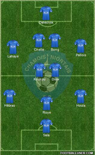 Chamois Niortais Football Club Formation 2013