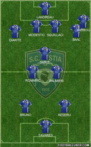 Sporting Club Bastia Formation 2013
