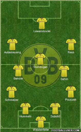 Borussia Dortmund Formation 2013