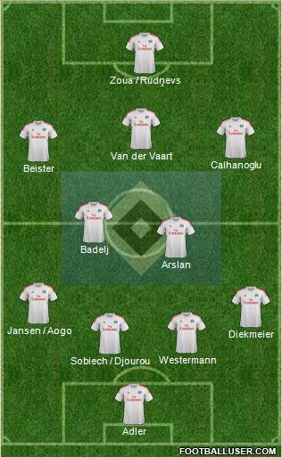 Hamburger SV Formation 2013