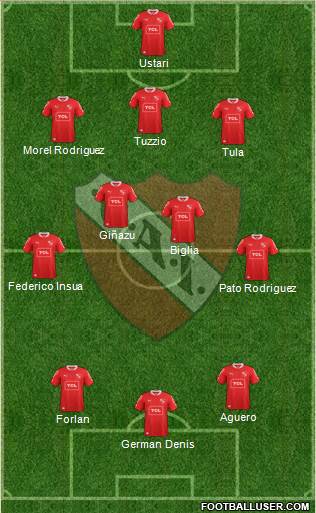 Independiente Formation 2013
