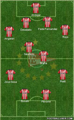 Estudiantes de La Plata Formation 2013