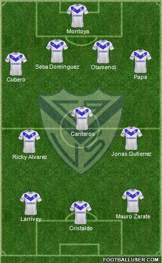 Vélez Sarsfield Formation 2013