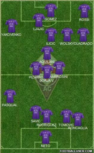 Fiorentina Formation 2013
