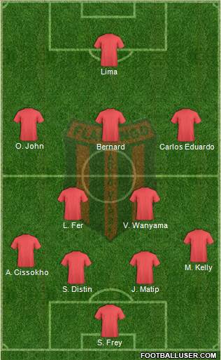 Flamengo EC de Arcoverde Formation 2013