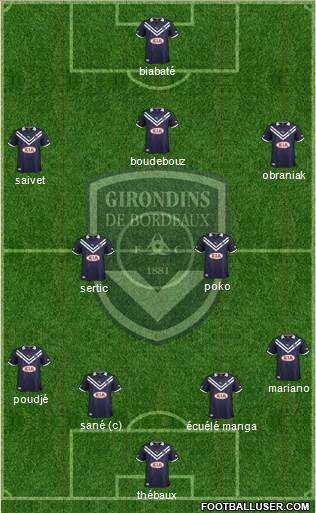 FC Girondins de Bordeaux Formation 2013