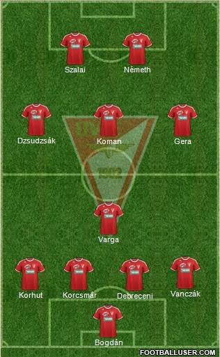 Debreceni VSC Formation 2013