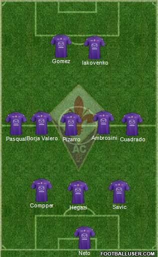 Fiorentina Formation 2013