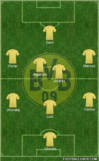 Borussia Dortmund Formation 2013