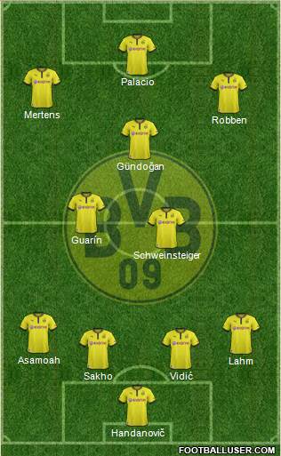 Borussia Dortmund Formation 2013