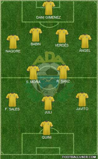 A.D. Alcorcón Formation 2013