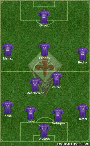 Fiorentina Formation 2013