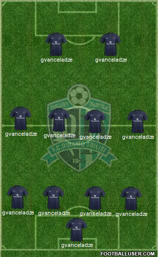 Dinamo Tbilisi Formation 2013