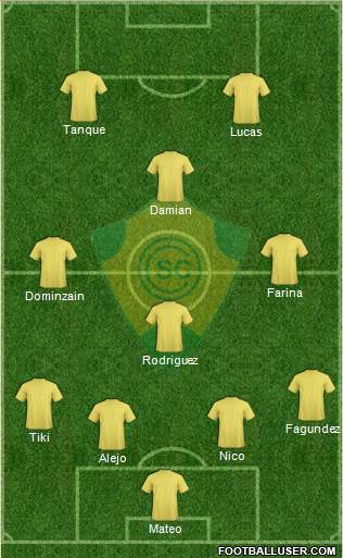 Club Sportivo Cerrito Formation 2013