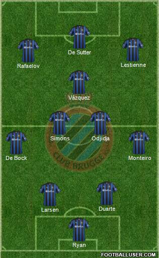 Club Brugge KV Formation 2013
