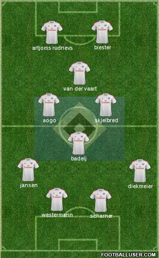 Hamburger SV Formation 2013