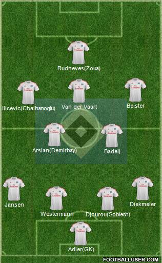 Hamburger SV Formation 2013