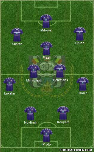 RSC Anderlecht Formation 2013