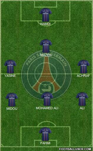 Paris Saint-Germain Formation 2013