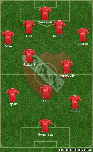 Independiente Formation 2013