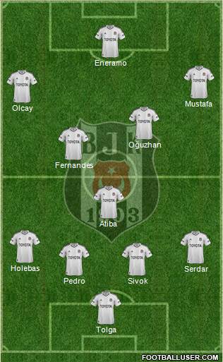 Besiktas JK Formation 2013