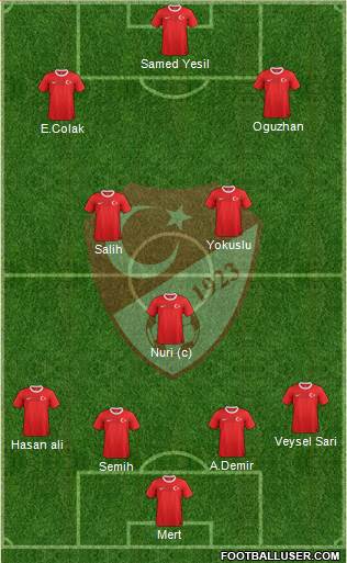 Turkey Formation 2013