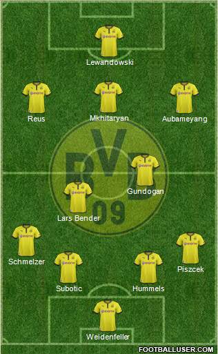 Borussia Dortmund Formation 2013
