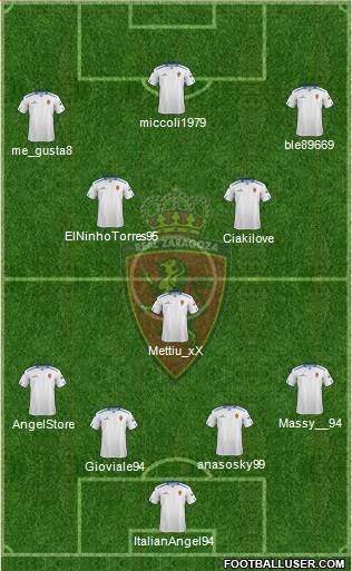 R. Zaragoza S.A.D. Formation 2013