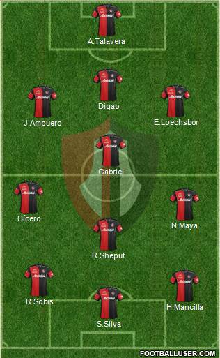 Club Deportivo Atlas Formation 2013