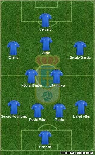 Real Oviedo S.A.D. Formation 2013