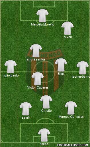 Flamengo EC de Arcoverde Formation 2013
