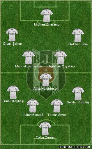 Besiktas JK Formation 2013