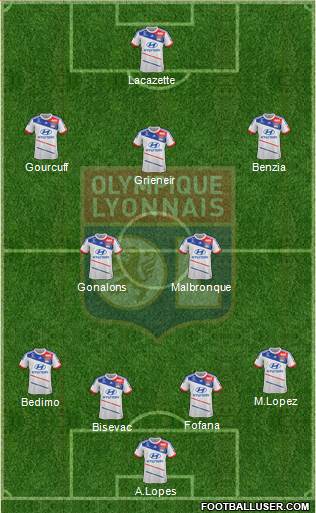 Olympique Lyonnais Formation 2013