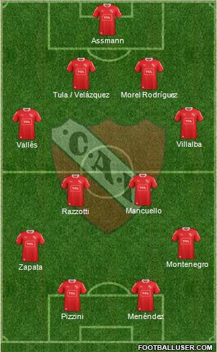 Independiente Formation 2013