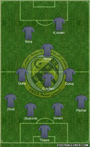 Union Sportive Madinet El-Harrach Formation 2013