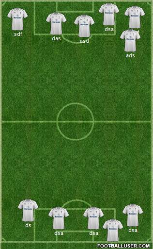 Tottenham Hotspur Formation 2013