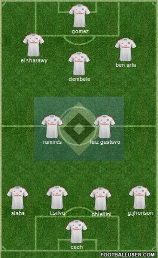Hamburger SV Formation 2013