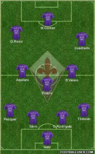 Fiorentina Formation 2013