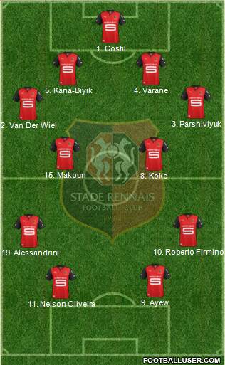 Stade Rennais Football Club Formation 2013
