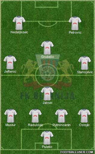 FK Bezanija Novi Beograd Formation 2013