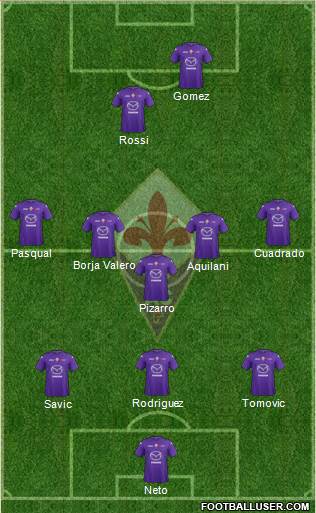 Fiorentina Formation 2013