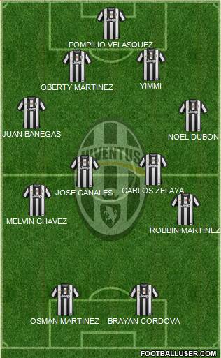 Juventus Formation 2013