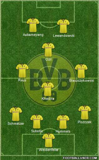 Borussia Dortmund Formation 2013