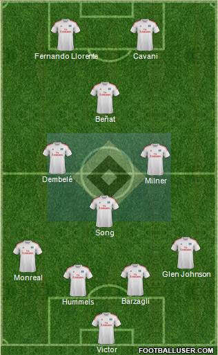 Hamburger SV Formation 2013